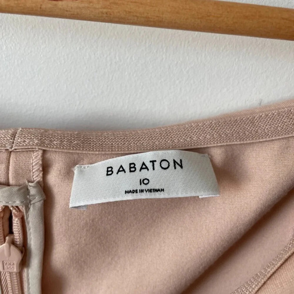 Aritzia Babaton Ruslan Dress NWT Pink Prima Rose Size 10 - Picture 8 of 9